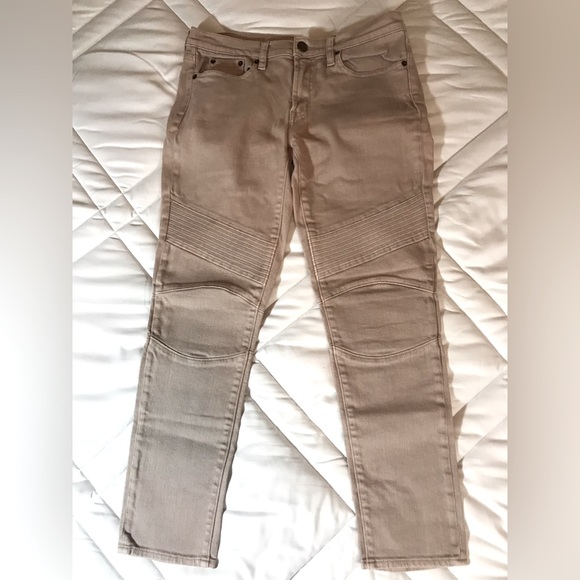 J. Crew stretch tan skinny jeans. Size 28. - Picture 1 of 11